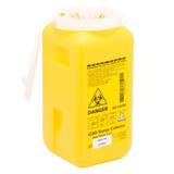 Sharps Disposal Bins 1.4L & 1.8L — Locking Lid, Clinical Grade